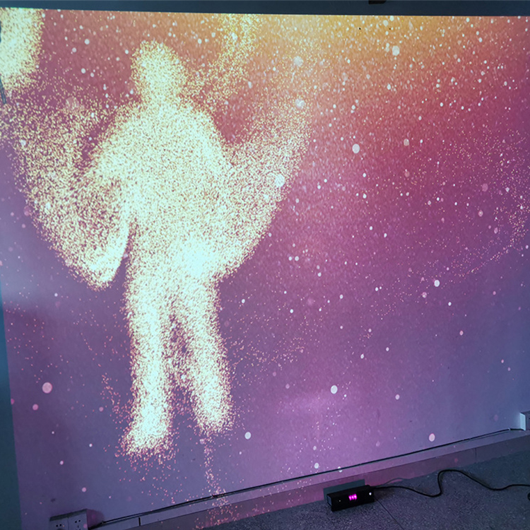 ar interactive wall particles