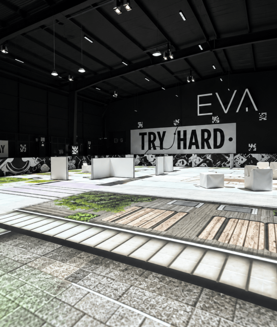 CASE STUDY · 1:1 Real Scale Floor Projection in Bahrain-Professional Interactive Projection Supplier | DIFWOD
